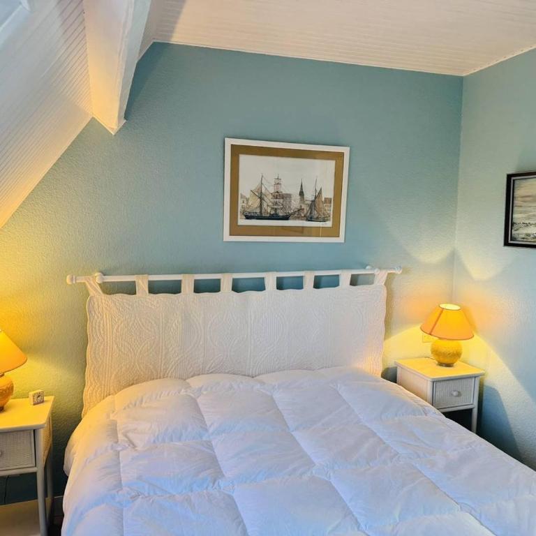 Les Courlis, appt vue mer 2 chambres, parking, centre-ville, classé 2 étoiles - Appartement 2 Chambres avec Balcon et Vue sur la Mer - 21
