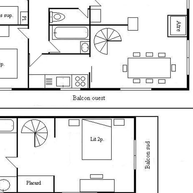Appartement chaleureux 4 pièces, accès direct aux pistes, proche commerces et services, parking couvert - FR-1-180-178 - Appartement (8 Adultes) - 30