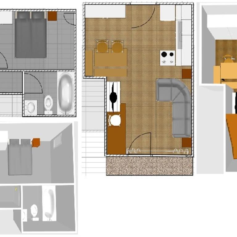 Appartement chaleureux avec Wi-Fi et parking à Val-d'Isère - FR-1-694-429 - Appartamento - 16