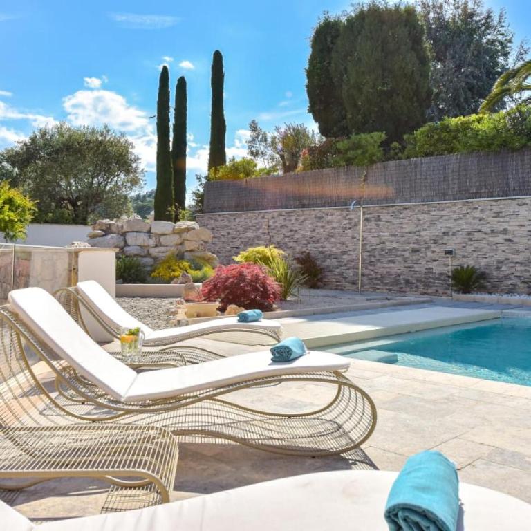 Résidence Villa D’architecte Avec Piscine Chauffée Pour 10 ! - Villa d’architecte avec piscine chauffée pour 10 ! MAE-1853 - Vacation Home - 46