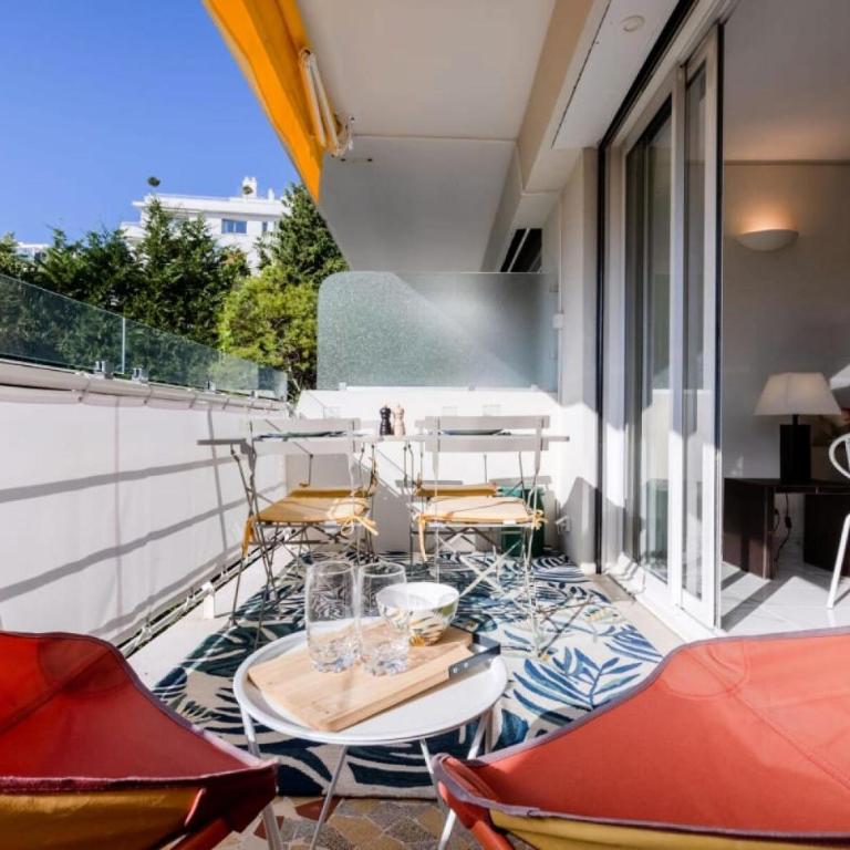 Résidence 2p De Style Avec Terrasse, Domaine Privé Palm Beach - 2P de style avec terrasse, domaine privé Palm Beach MAE-2053 - Appartement - 4