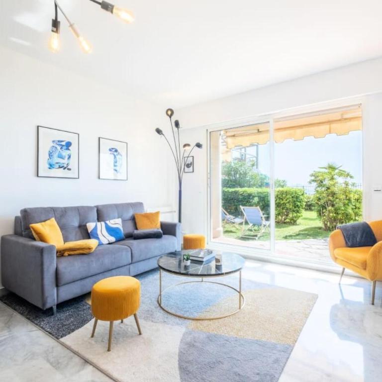 Résidence Rare ! Superbe 3 Pièces Avec Jardin Face à La Mer - RARE ! Superbe 3 pièces avec jardin face à la mer MAE-2143 - Appartement - 1