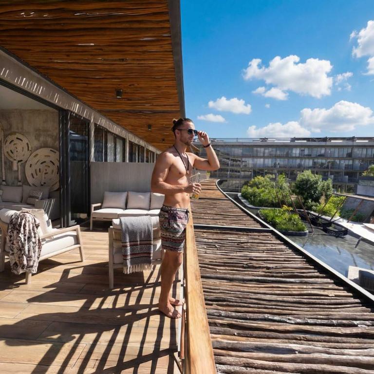 Modern 2BR Apartment with Pool & Gym - Apartamento - 13