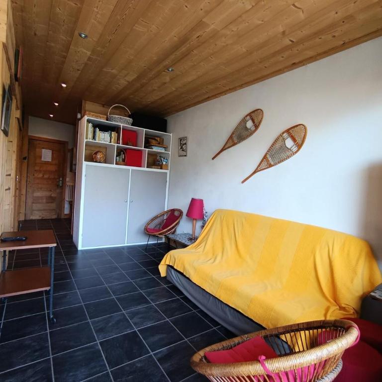 Résidence Flute De Pan - Joli petit studio tout en bois, très belle vue pistes et Janus MAE-8724 - Estudio - 3