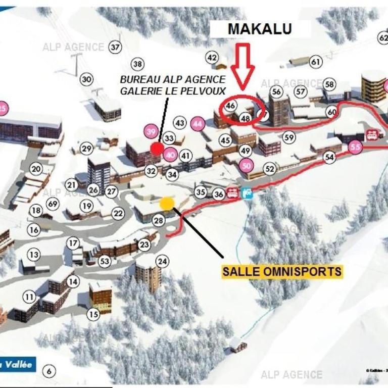 Résidence Le Makalu - 4 Pièces 8/9 pers - LE MAKALU -034MA- PLAGNE CENTRE - WIFI MAE-5964 - Appartement - 1