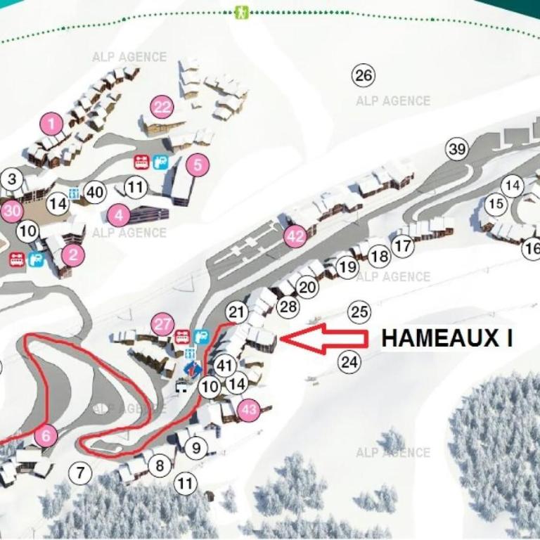 Résidence Les Hameaux I - 2 Pièces 5/6 Pers - LES HAMEAUX I - 419H1 - PLAGNE VILLAGES MAE-9064 - Appartement - 7