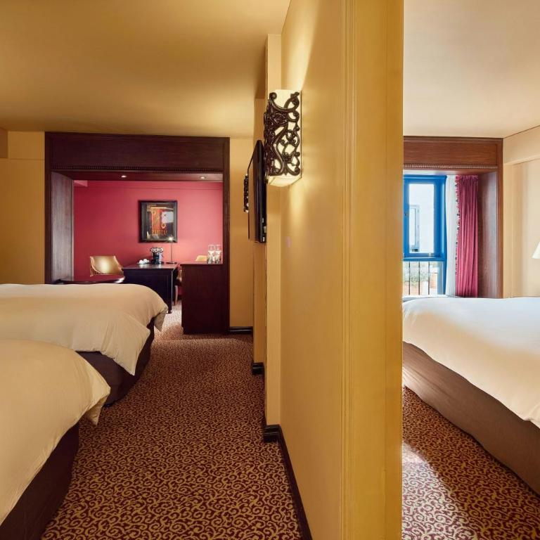 Palacio del Inka, a Luxury Collection Hotel, Cusco - Suite Familiar de 1 dormitorio: 1 cama extragrande - Dormitorio 2: 2 camas dobles - 3