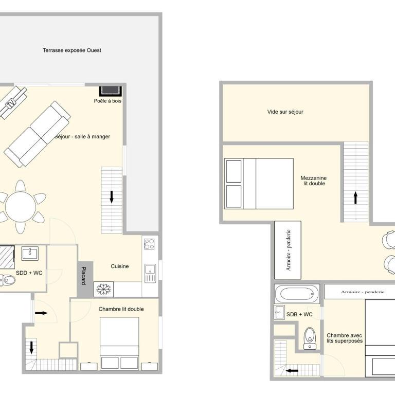 Résidence Alpages Mottaret B - CHARMANT 3 PIÈCES MEZZANINE DANS UNE RESIDENCE CALME MAE-5843 - Apartment - 11