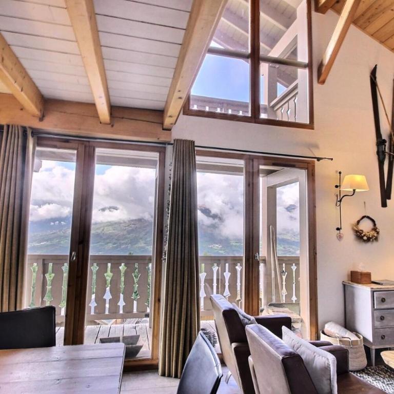 Chalet La Taniere - Chalet de charme 8 personnes à Vallandry avec une vue imprenable sur le massif du Beaufortain MAE-0783 - Chalet - 3