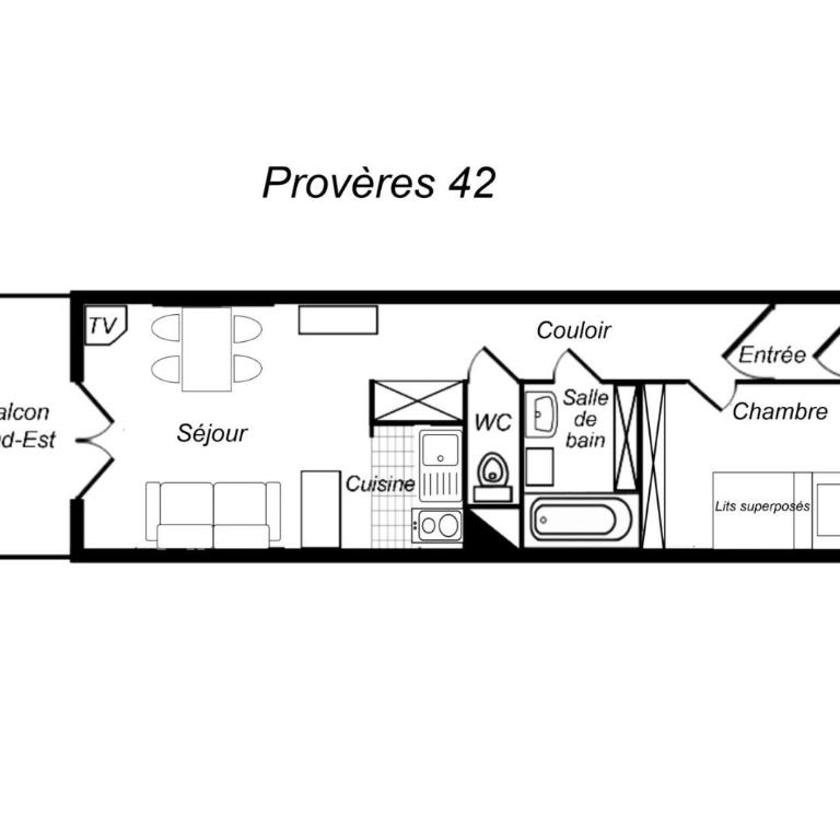 Résidence Proveres - AGRÉABLE 2 PIÈCES, IDÉALEMENT SITUÉ SUR LES PISTES MAE-6243 - Appartement - 1