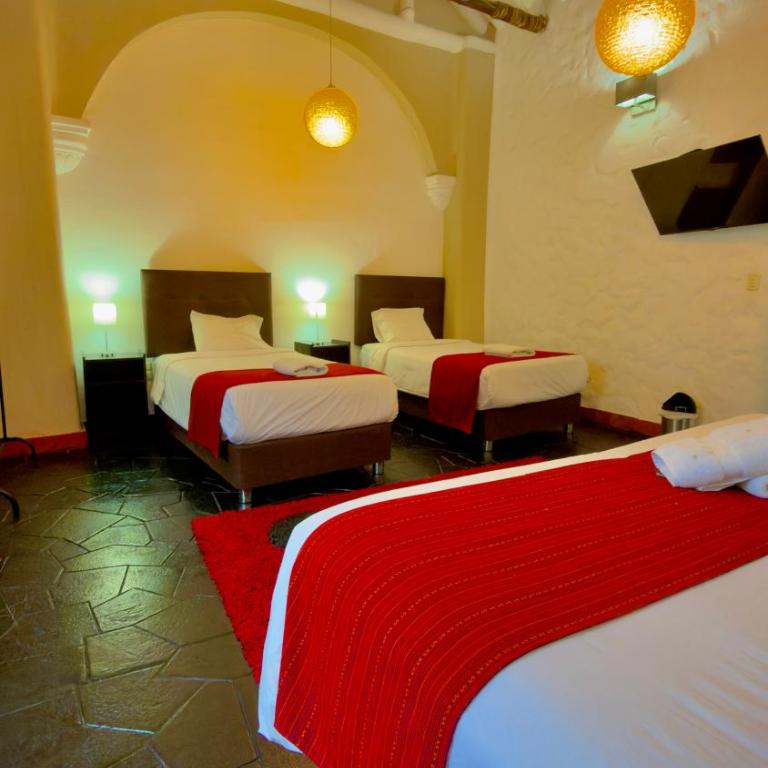 Palacio Andino - Habitación Doble con vistas al jardín - 2 camas - 3