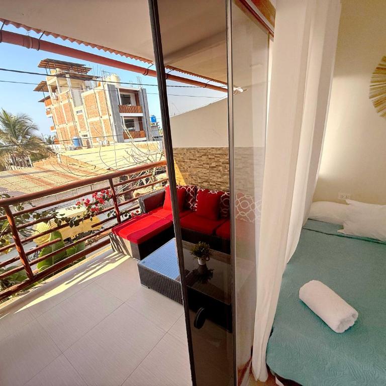 Casa Greemat 3Habs con AC, piscina y a pasos del mar - Three-Bedroom House - 18