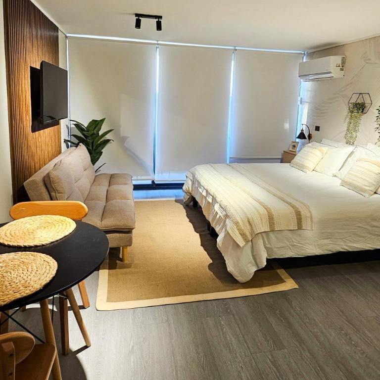 Santiago Centro King Suite cerca del Movistar Arena - One-Bedroom Apartment - 2