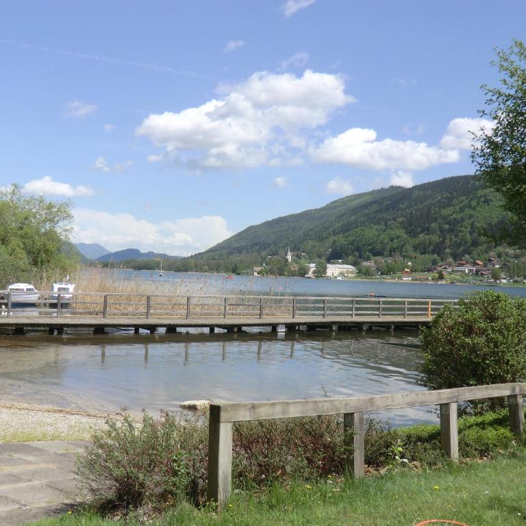 KASPAR Haus KMB Seeblick Appartement am Ossiacher See, Hallenbad, Skiarena Gerlitzen - Apartment mit 2 Schlafzimmern, Balkon und Seeblick - 23