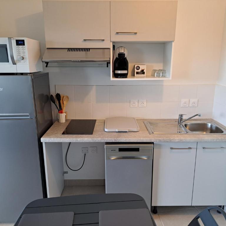 Iconic 343 , Superbe T2 climatisé, wifi, parking, terrasse 18m2 - Apartment mit 1 Schlafzimmer - 6