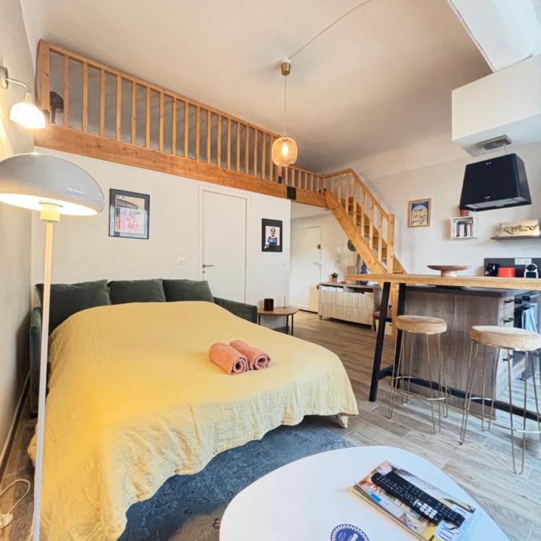 Studio charmant centre historique au calme - Appartement - Vue sur Ville - 3
