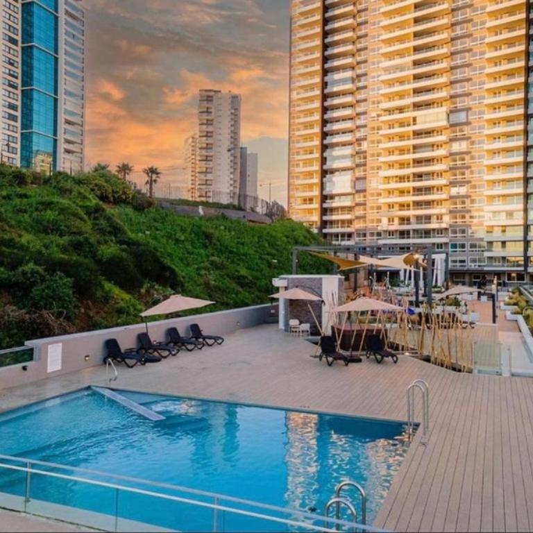 Sunset Arena Concón - One-Bedroom Apartment with Sea View and Balcony - 36