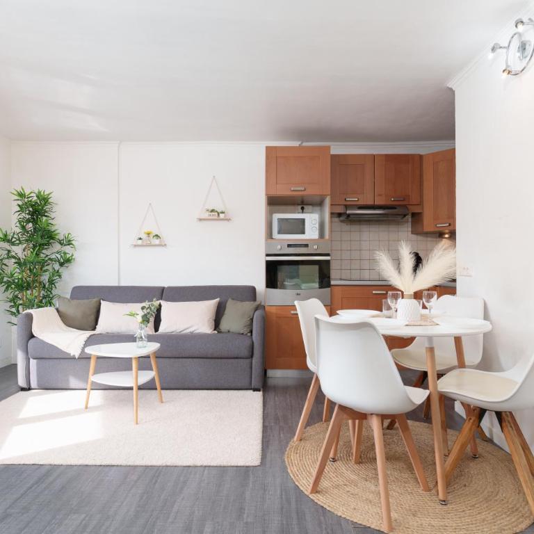 Le Cosy : Terrasse • Parking • Piscine • Clim - Apartment mit 1 Schlafzimmer und Poolblick - 18