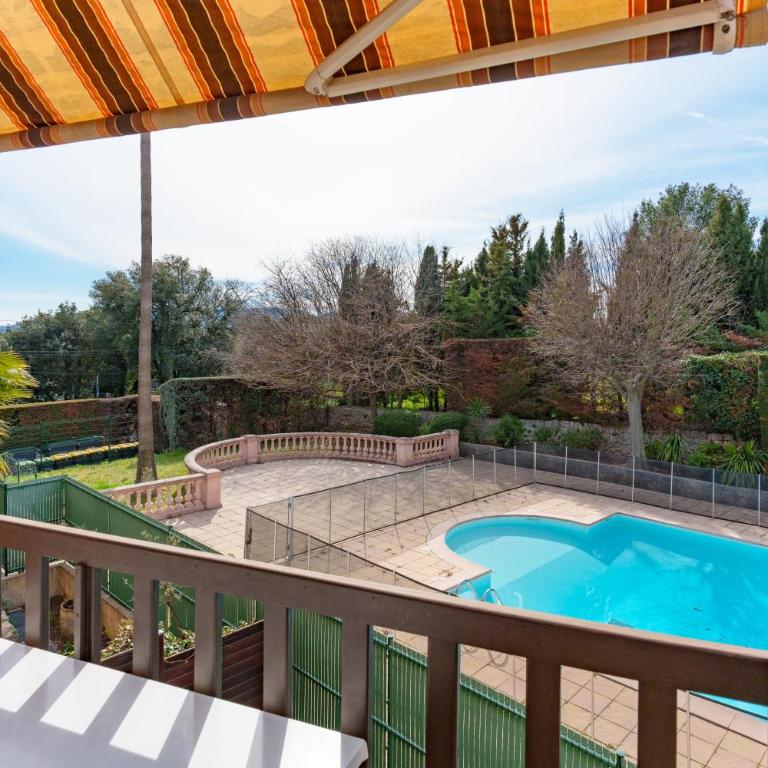 Le Cosy : Terrasse • Parking • Piscine • Clim - Apartment mit 1 Schlafzimmer und Poolblick - 21