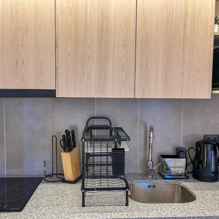 Santiago Centro King Suite cerca del Movistar Arena - One-Bedroom Apartment - 35