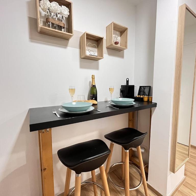 Paris 24 - Studio calme, cosy proche centre Reims - Appartement 1 Chambre - 2