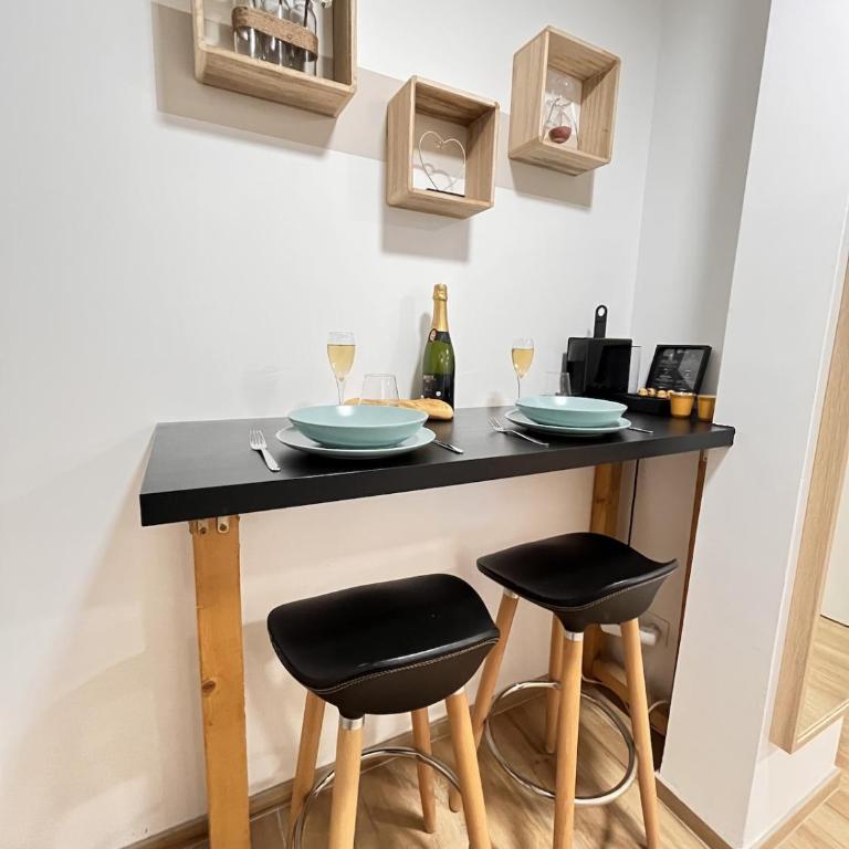 Paris 24 - Studio calme, cosy proche centre Reims - Appartement 1 Chambre - 19