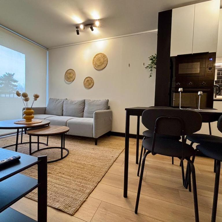 Metro ñuñoa, apartamento Nuevo - Apartamento de 1 dormitorio - 5