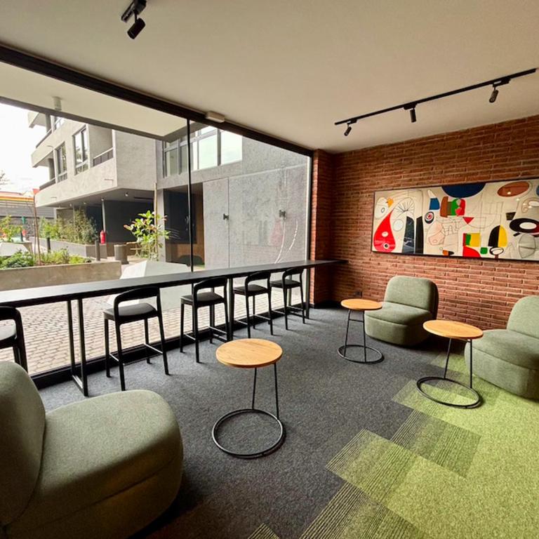 Metro ñuñoa, apartamento Nuevo - Apartamento de 1 dormitorio - 20