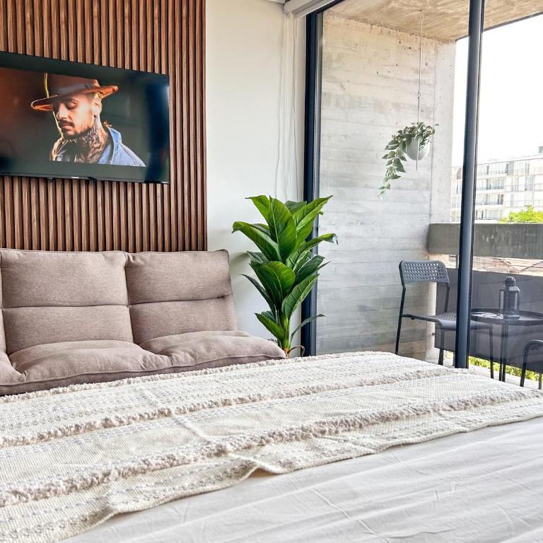Santiago Centro King Suite cerca del Movistar Arena - One-Bedroom Apartment - 16