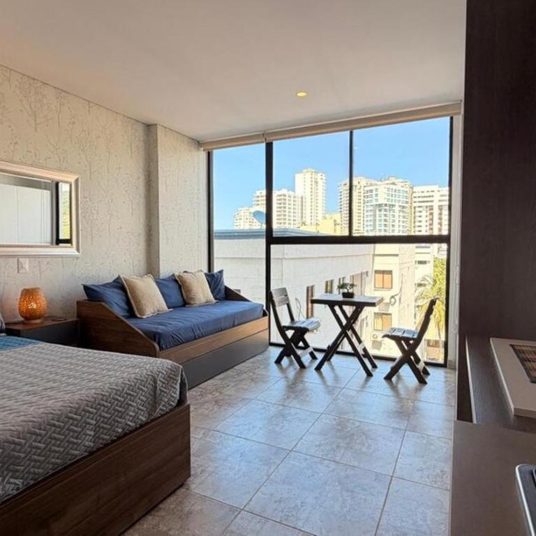 Escápate Loft en Puerto Gaira Rodadero - One-Bedroom Apartment with Bay View - 20