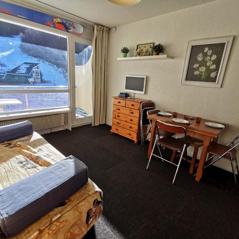 Studio cabine skis aux pieds, balcon, centre station - Appartement 1 Chambre - 1