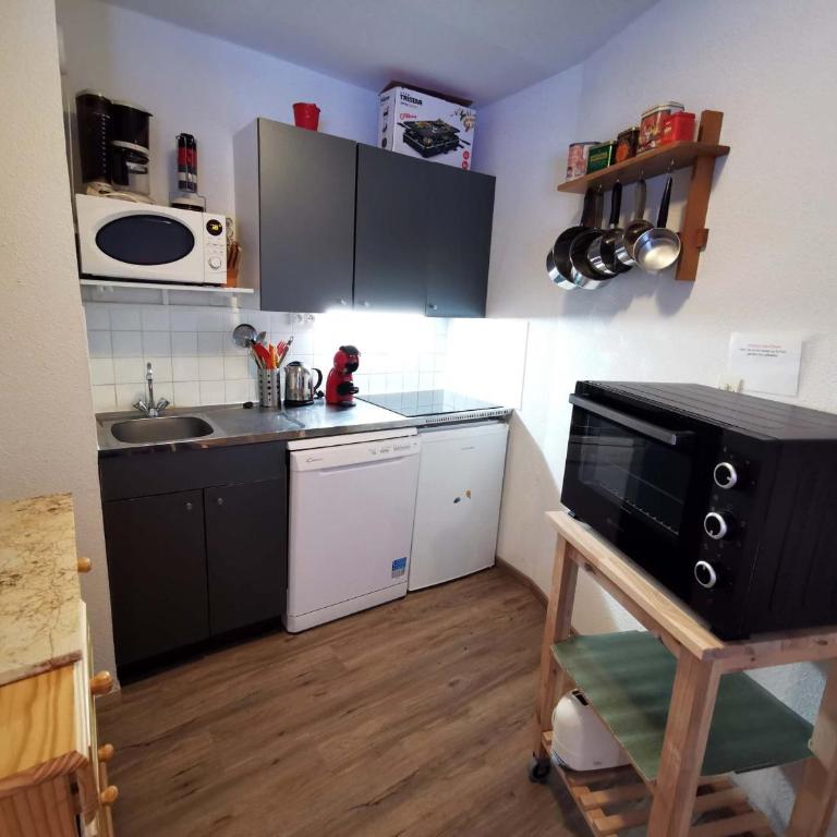 Appartement ski-in/ski-out, 2 pièces, pour 6, proche école de ski - Appartement 1 Chambre - 8