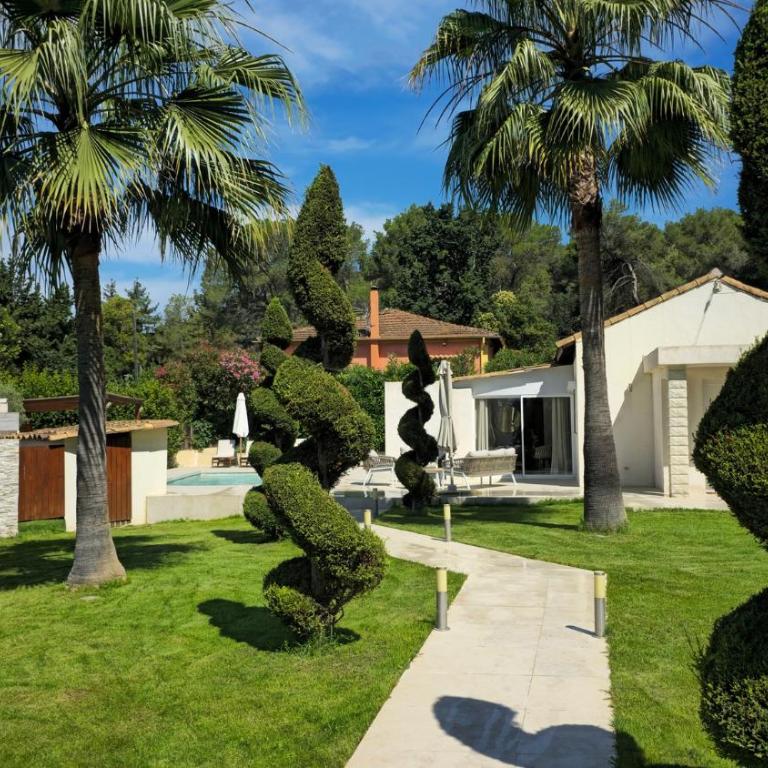 Villa Design Mougins - Pool House & Piscine sous les Palmiers - Villa 3 Chambres - 45