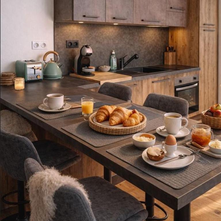 Ski - 1 Chambre - Jardin, parking, local vélo - Appartement 1 Chambre avec Balcon et Vue sur les Montagnes - 43