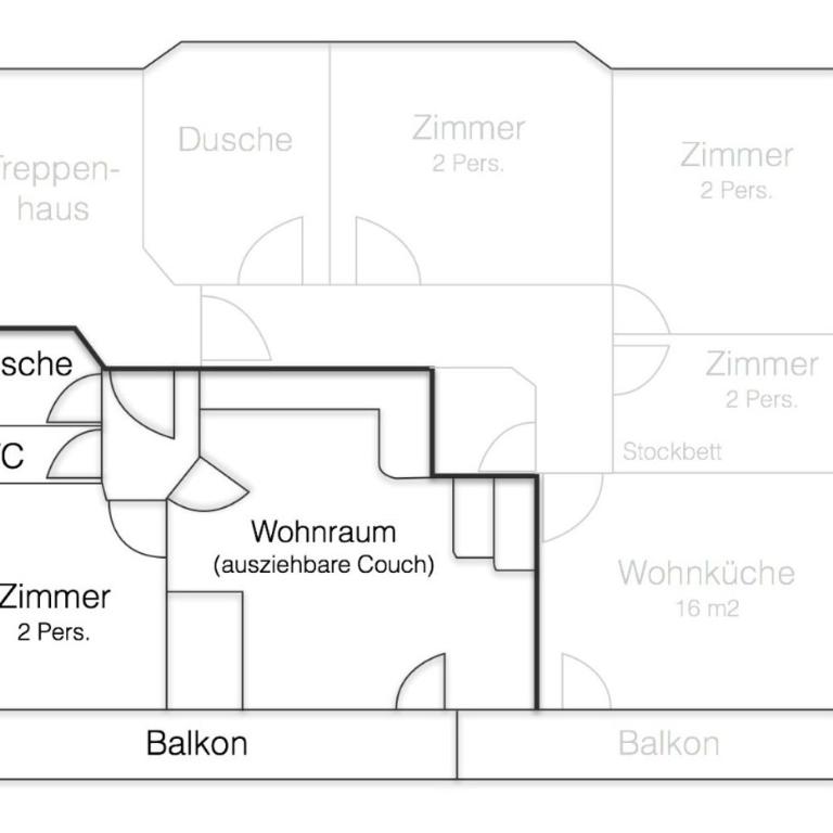 Apartmenthaus Pernull - Apartment mit Blick auf die Berge - 5