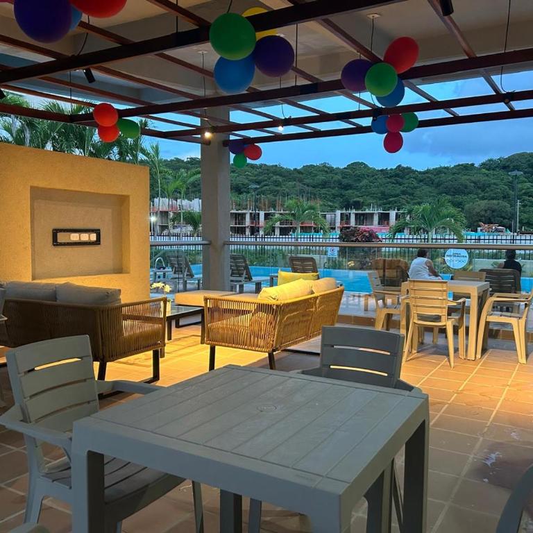 Mayitai Apartamento 2 Hab Piscina Terraza BBQ Cerca Playa Manzanillo - Two-Bedroom Apartment - 15