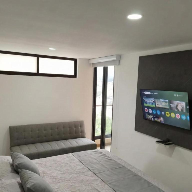 Cómodo apartaestudio - nuevo - excelente ubicación - Apartamento de 1 Dormitorio con balcón y vistas a la ciudad - 3