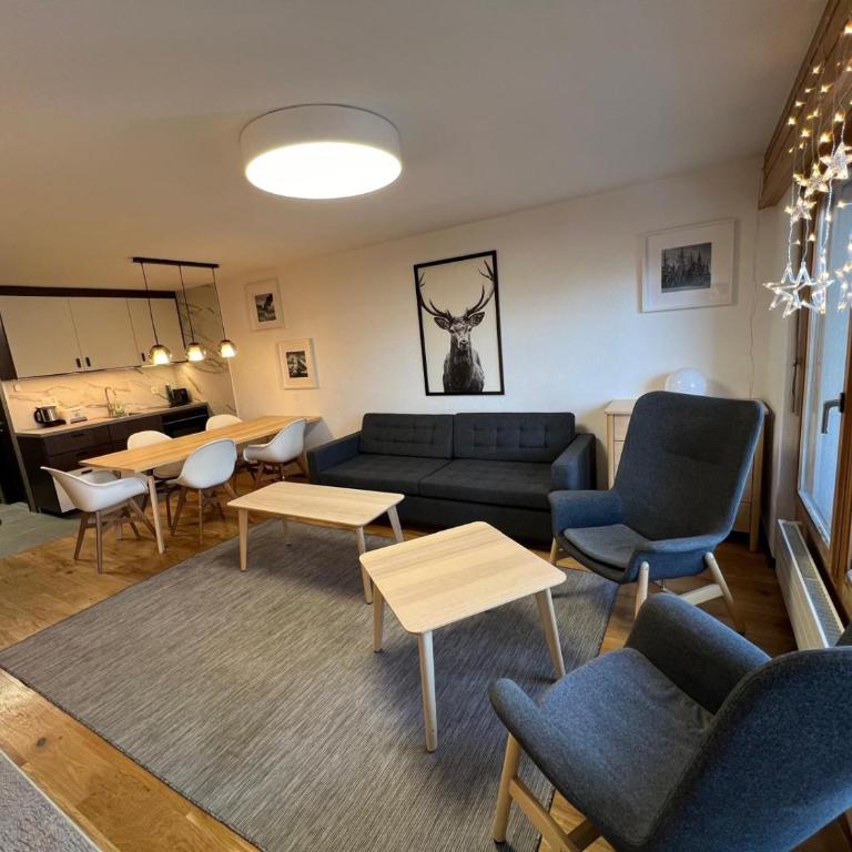Cosy studio for 5 near ski lift, HAMEAU D2 - Studio with Mountain View - 14
