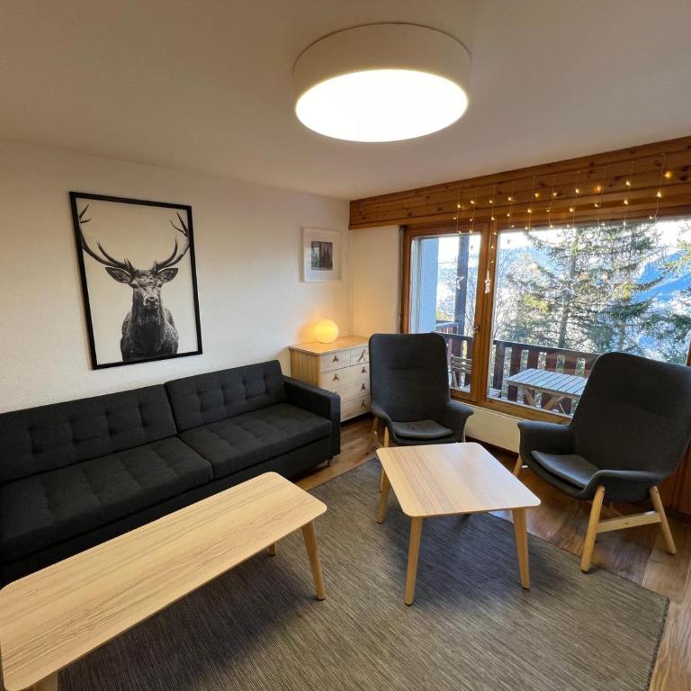 Cosy studio for 5 near ski lift, HAMEAU D2 - Studio with Mountain View - 19
