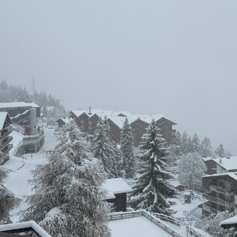 2 bed ski in out apartment La Tzoumaz Verbier - Apartment mit 1 Schlafzimmer - 14