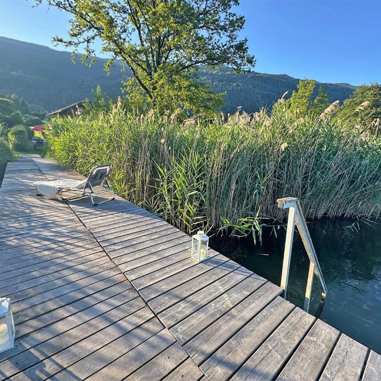 "Haus im Grünen" Ferienhaus mit Sauna direkt am Ossiacher See und an der Gerlitzen Alpe - Haus mit 3 Schlafzimmern - 5