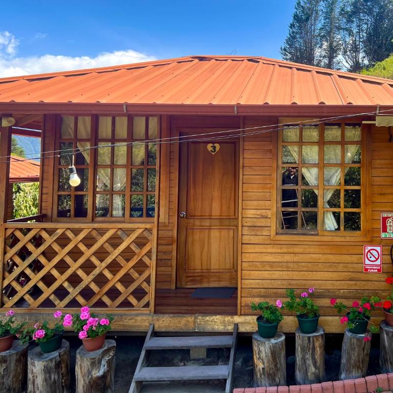 Paraiso Orquideario - Habitación Familiar con vistas al jardín - 6