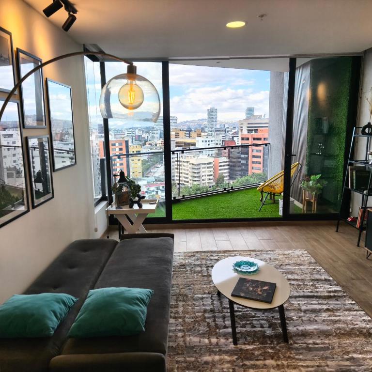 Edificio Vida Luxury Residences Coliving Ecuador Quito Carolina - Estudio con terraza - 24