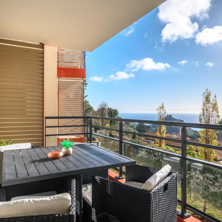 Modern Luxury - Sea View over Èze Village - Appartement 2 Chambres avec Terrasse et Vue sur la Mer - 34