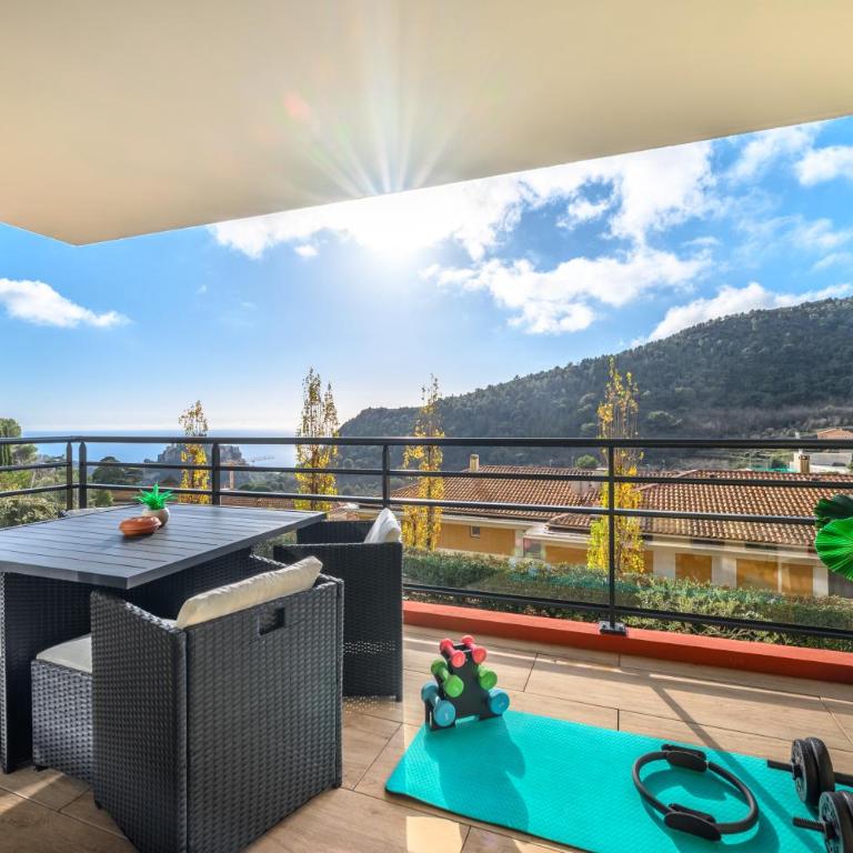 Modern Luxury - Sea View over Èze Village - Appartement 2 Chambres avec Terrasse et Vue sur la Mer - 44