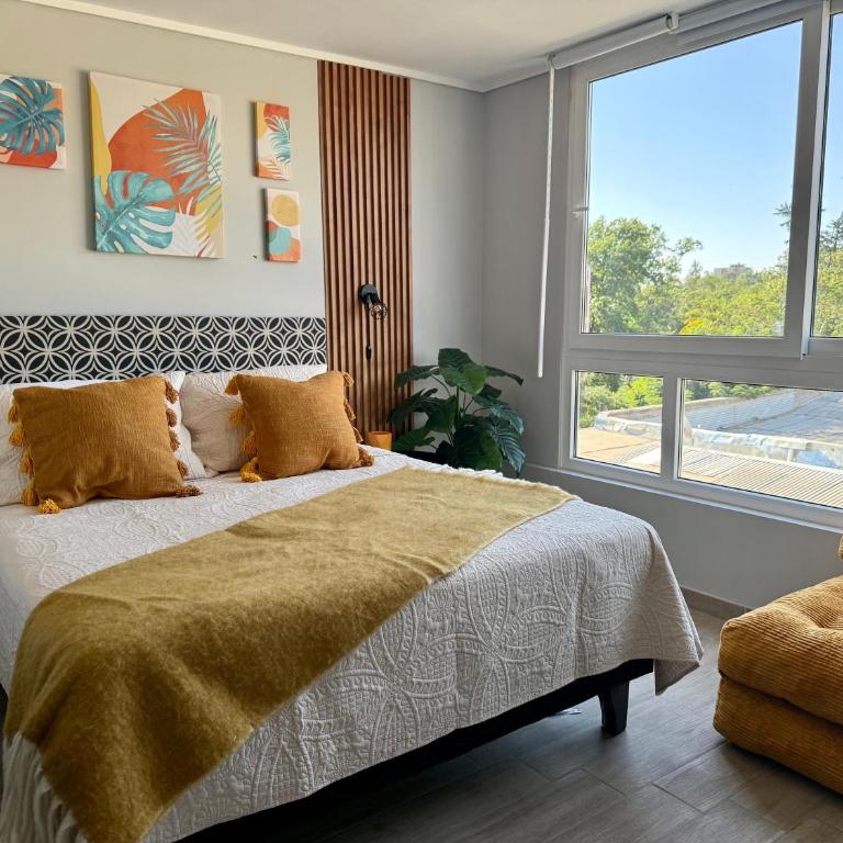 Apartamento Moderno con Vista al Parque OHiggins - One-Bedroom Apartment - 5