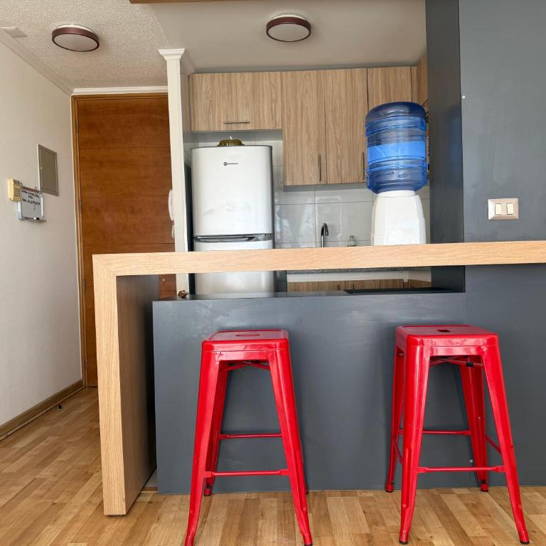 Departamento en Condominio Edificio Innova Los Carrera 2092 M - Apartamento de 1 dormitorio - 4