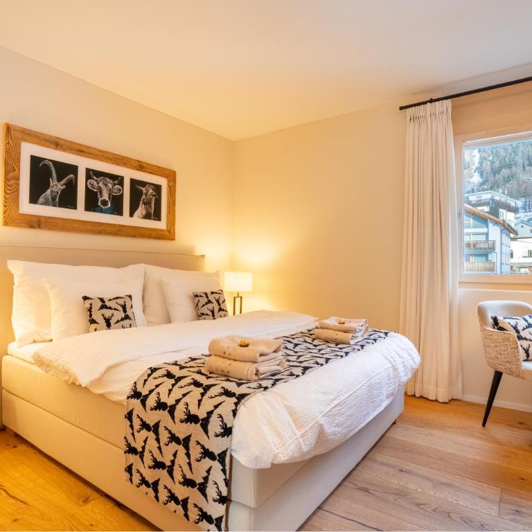 A&Y Signature Lodge St Moritz Pontresina Spa - Apartment mit 3 Schlafzimmern und Bergblick - 22