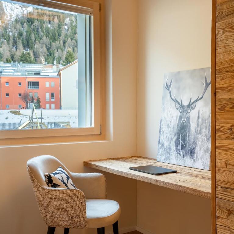 A&Y Signature Lodge St Moritz Pontresina Spa - Apartment mit 3 Schlafzimmern und Bergblick - 61
