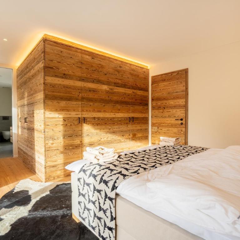 A&Y Signature Lodge St Moritz Pontresina Spa - Apartment mit 3 Schlafzimmern und Bergblick - 6